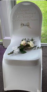 Memorial Chair Covers