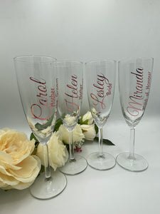 Personalised Champagne Flute