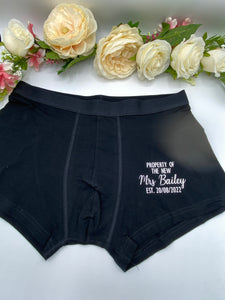 Groom’s Boxers